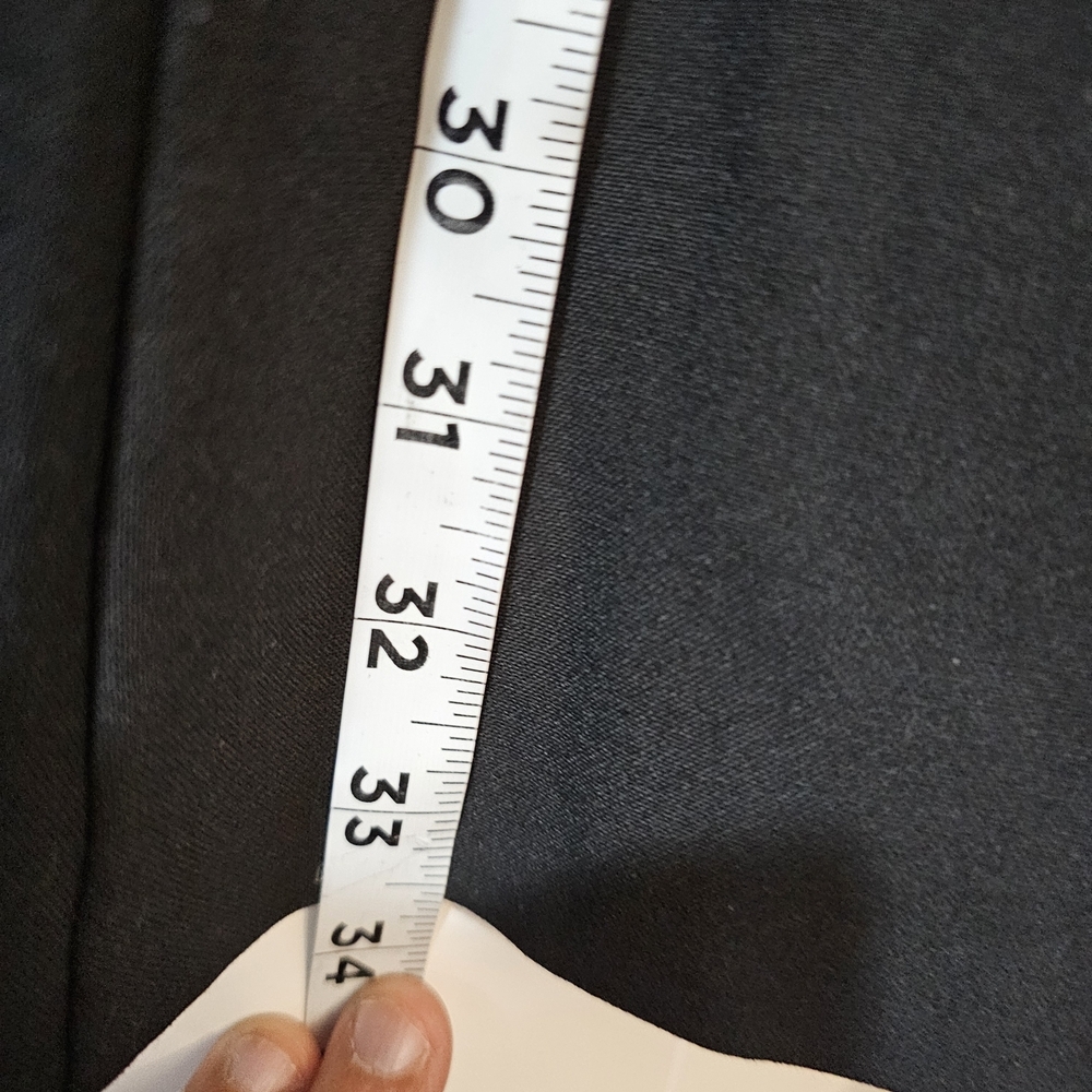 Zara Black Pleated Button-Down Mini Dress Size XL {Bx22} - Picture 9 of 11
